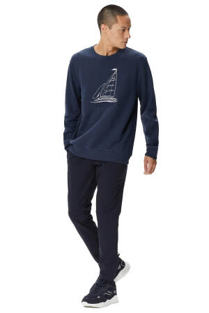 Nautica Erkek SweatShirt - K37603T Lacivert - Nautica