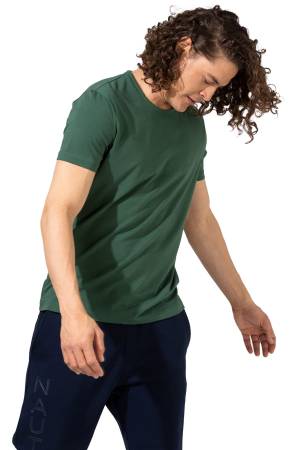 Nautica Erkek T-Shirt - V15128T Yeşil - Thumbnail