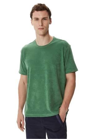 Nautica Erkek T-Shirt - V35004T Yeşil - Thumbnail