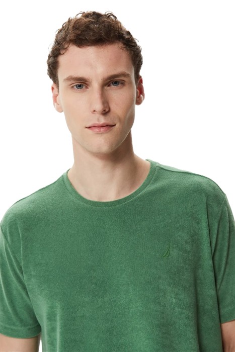 Nautica Erkek T-Shirt - V35004T Yeşil