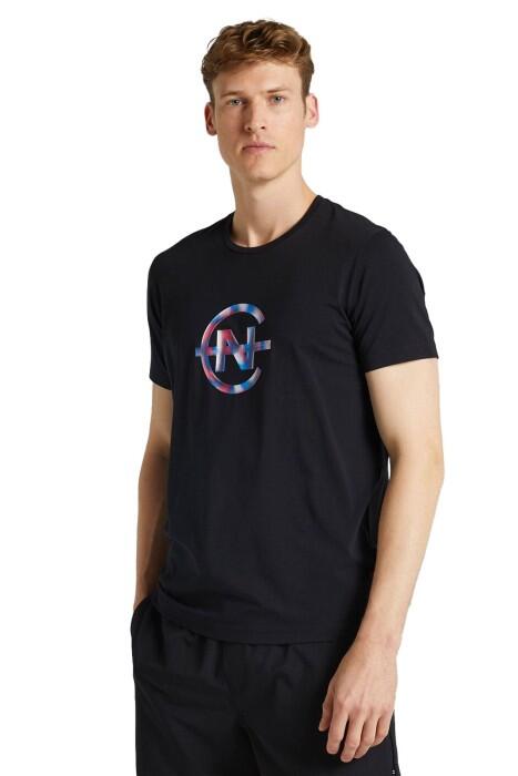 Nautica - Nautica Erkek T-Shirt - V35014T Siyah