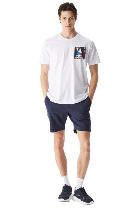 Nautica Erkek T-Shirt - V35434T Beyaz - 2