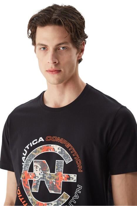 Nautica Erkek T-Shirt - V35471T Siyah