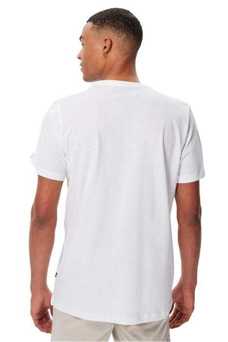 Nautica Erkek T-Shirt -V35503T Beyaz
