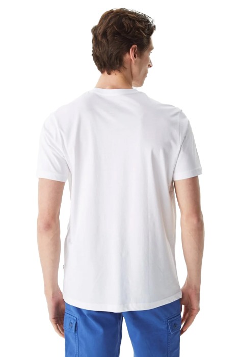 Nautica - Nautica Erkek T-Shirt - V35504T Beyaz
