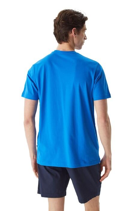 Nautica Erkek T-Shirt - V35508T Saks Mavisi