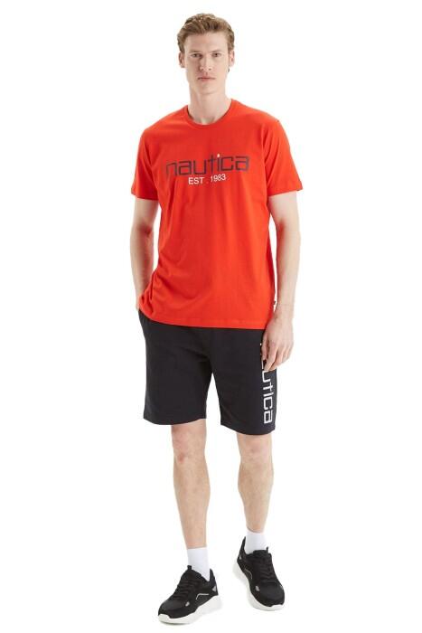 Nautica Erkek T-Shirt - V35527T Kırmızı
