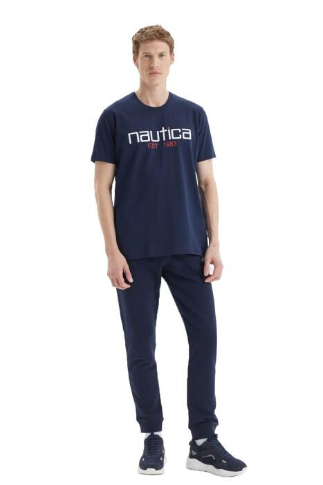 Nautica Erkek T-Shirt - V35527T Lacivert