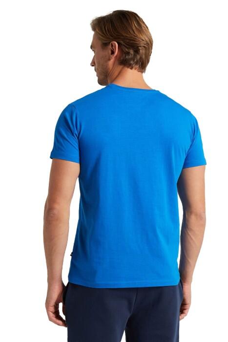 Nautica Erkek T-Shirt - V35527T Saks Mavisi