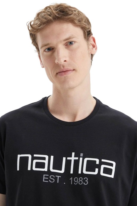 Nautica Erkek T-Shirt - V35527T Siyah