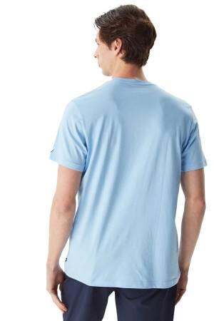 Nautica Erkek T-Shirt - V35528T Açık Mavi - Thumbnail