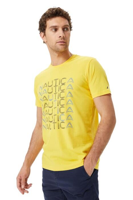 Nautica Erkek T-Shirt - V35528T Sarı