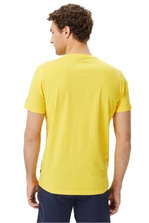 Nautica Erkek T-Shirt - V35528T Sarı - Thumbnail