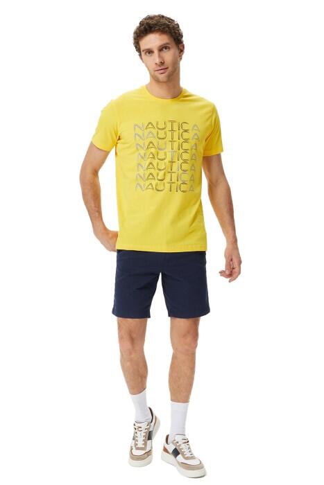 Nautica Erkek T-Shirt - V35528T Sarı