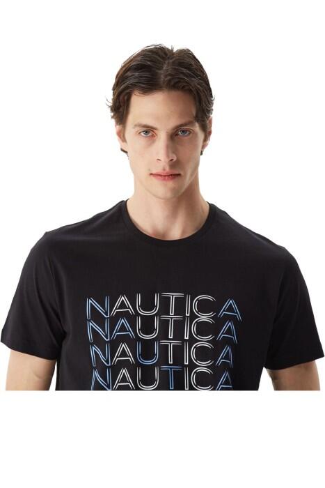 Nautica Erkek T-Shirt - V35528T Siyah