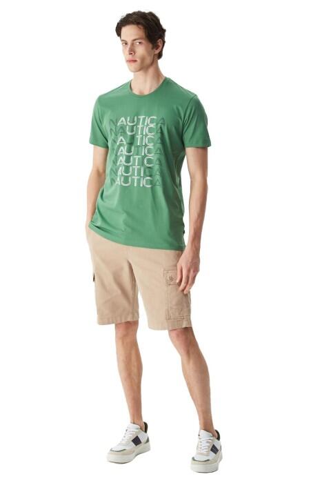 Nautica Erkek T-Shirt - V35528T Yeşil