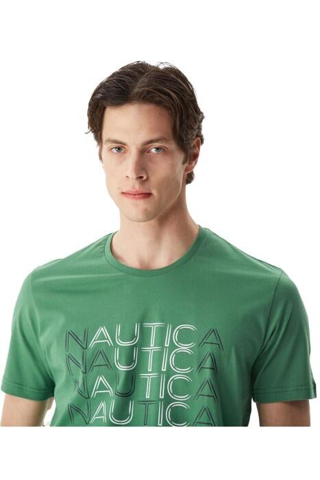 Nautica Erkek T-Shirt - V35528T Yeşil