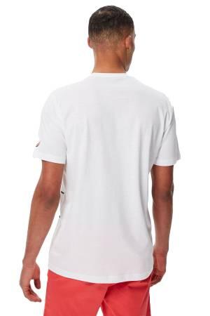 Nautica Erkek T-Shirt - V35530T Beyaz - Thumbnail
