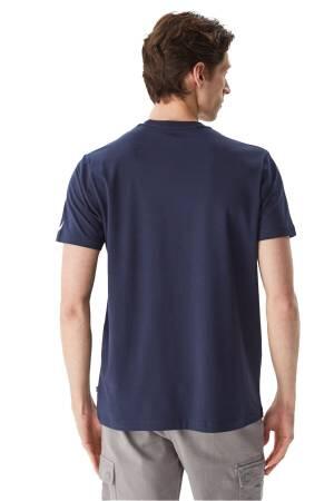 Nautica Erkek T-Shirt - V35541T Lacivert - Thumbnail