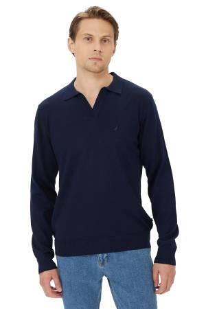 Nautica Erkek Triko Kazak - S37108T Lacivert - 1