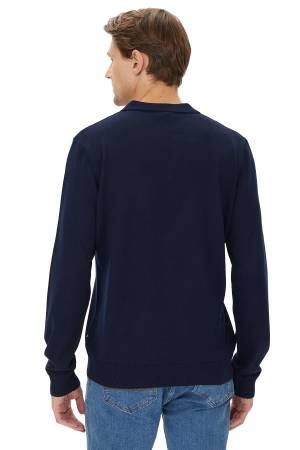 Nautica Erkek Triko Kazak - S37108T Lacivert - 2