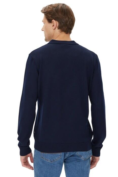 Nautica Erkek Triko Kazak - S37108T Lacivert - 2