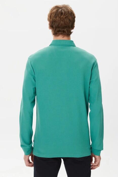 Nautica Erkek Uzun Kollu Polo T-Shirt - K37351T Yeşil - 2