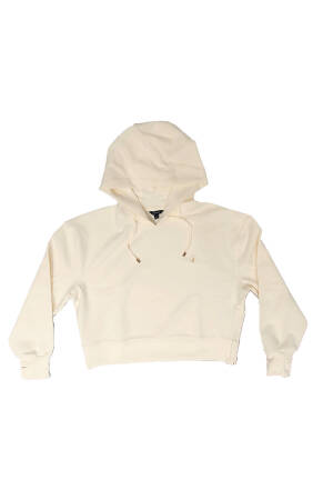 Nautica Kadın SweatShirt - 37K169T Krem - Nautica