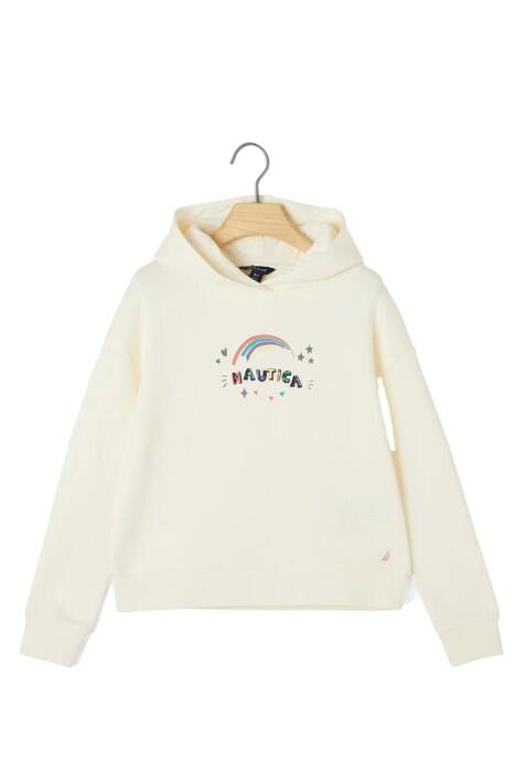 Nautica - Nautica Kız Çocuk SweatShirt - 37KG180T Krem