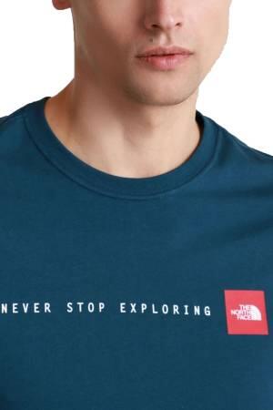 Never Stop Exploring Erkek T-Shirt - NF0A2TX4 Koyu Mavi - Thumbnail