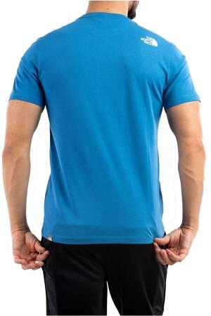Never Stop Exploring Tee - Eu Erkek T-Shirt - NF0A2TX4 Mavi - 2