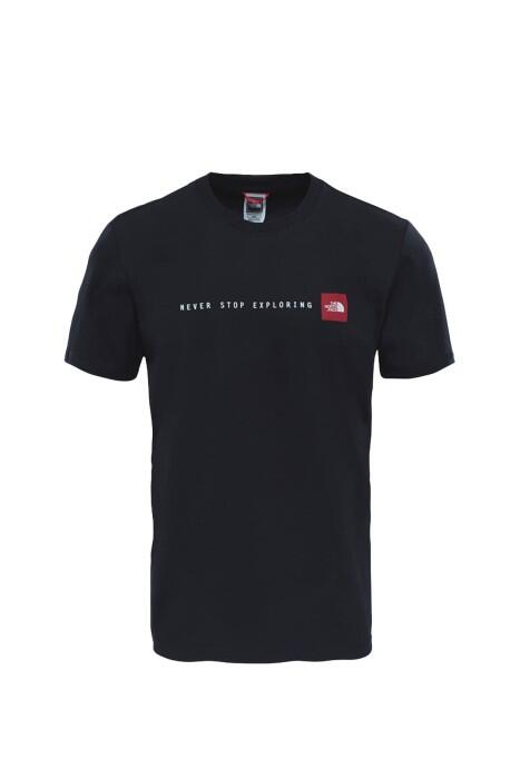 The North Face - Never Stop Exploring Tee - Eu Erkek T-Shirt - NF0A2TX4 Siyah