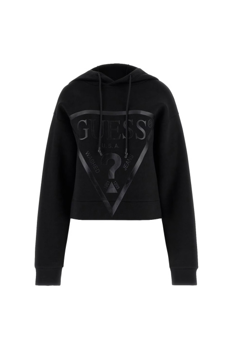 New Alisa Kapüşonlu Kadın SweatShirt - V2YQ08K7UW2 Siyah - 4