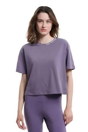 New Ss Crop Zumu Tee Kadın T-Shirt - NF0A5ILX Koyu Gri - 1