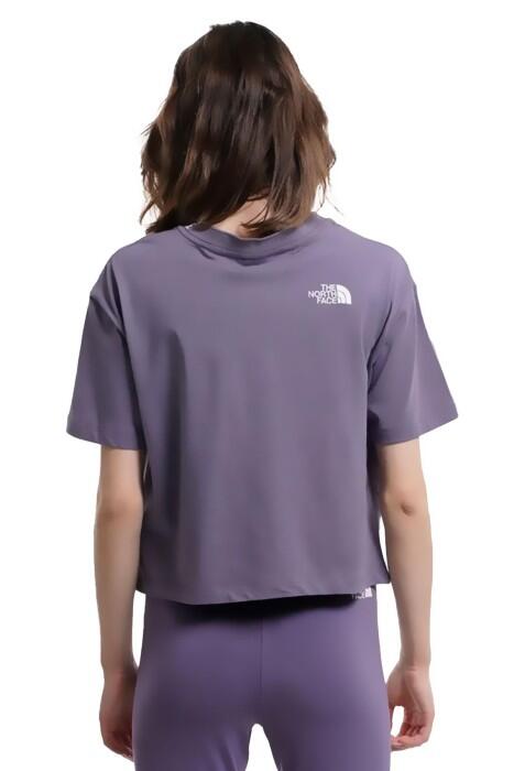 New Ss Crop Zumu Tee Kadın T-Shirt - NF0A5ILX Koyu Gri - 2