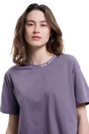 New Ss Crop Zumu Tee Kadın T-Shirt - NF0A5ILX Koyu Gri - 3