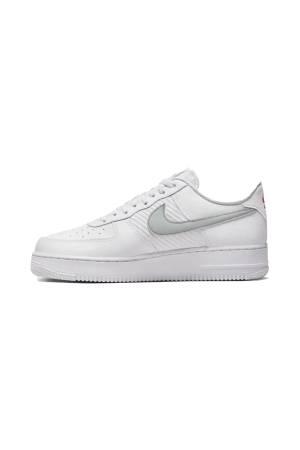 Nike Air Force 1'07 Triple Swoosh Erkek Spor Ayakkabı - FD0666 Beyaz - Nike