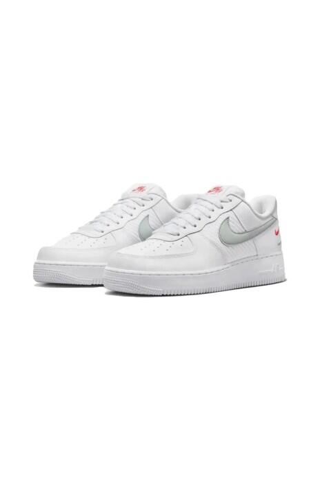 Nike Air Force 1'07 Triple Swoosh Erkek Spor Ayakkabı - FD0666 Beyaz - 3