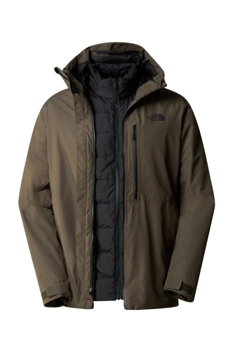 The North Face - North Table Down Triclimate Erkek Mont - NF0A84IG Yeşil/Siyah
