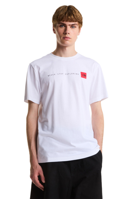 Nse Reg Ss Tee-Graphic Erkek T-Shirt - NF0A8GUV Beyaz - 1