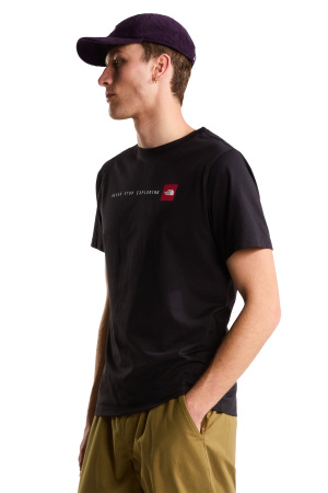 Nse Reg Ss Tee-Graphic Erkek T-Shirt - NF0A8GUV Siyah - The North Face