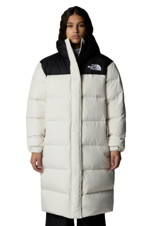 Nuptse Kadın Parka - NF0A832K Beyaz/Siyah - The North Face