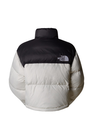 Nuptse Short Kadın Kısa Mont - NF0A5GGE Beyaz/Siyah - 2