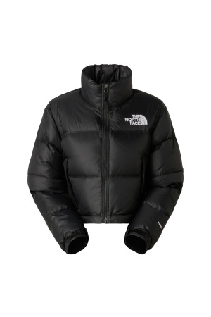 Nuptse Short Kadın Kısa Mont - NF0A5GGE Siyah/Siyah - The North Face