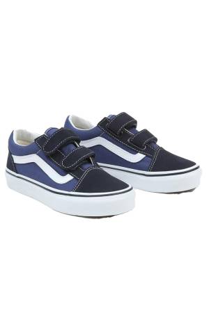 Old Skool V Çocuk Ayakkabı - VN000VHE Lacivert/Beyaz - Vans