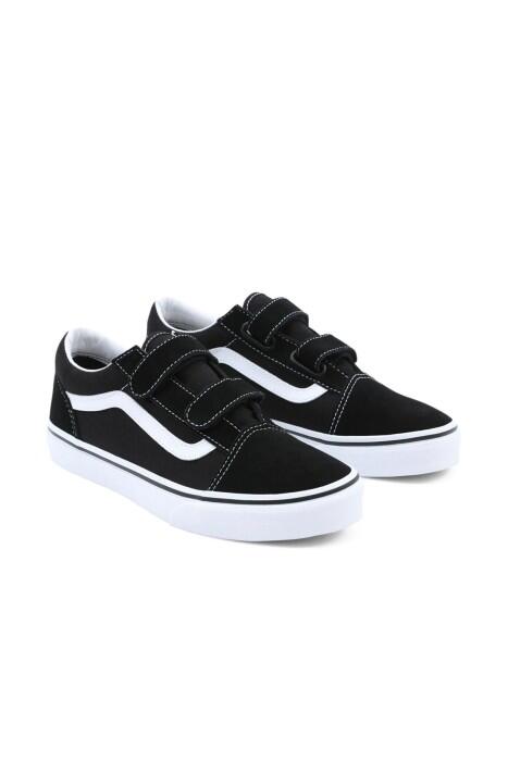 Vans - Old Skool V Çocuk Ayakkabı - VN0A4UI1 Siyah/Beyaz