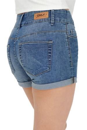 Onlcarmen Wıde Wb Denim Short - 15243798 Açık Mavi - Thumbnail