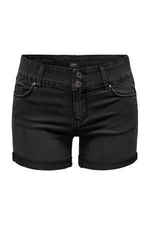 Onlcarmen Wıde Wb Denim Short - 15243798 Siyah - Thumbnail