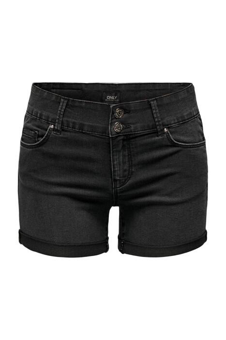 Only - Onlcarmen Wıde Wb Denim Short - 15243798 Siyah