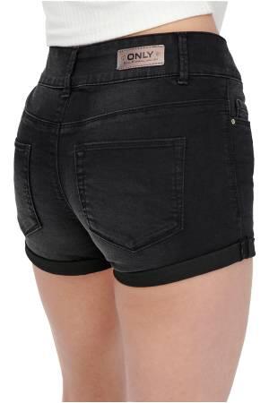 Onlcarmen Wıde Wb Denim Short - 15243798 Siyah - Thumbnail